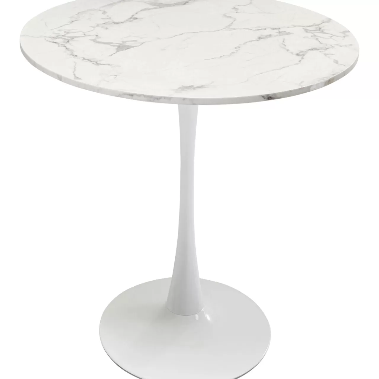 Table Schickeria Marbre Blanc O80Cm*KARE Design Online