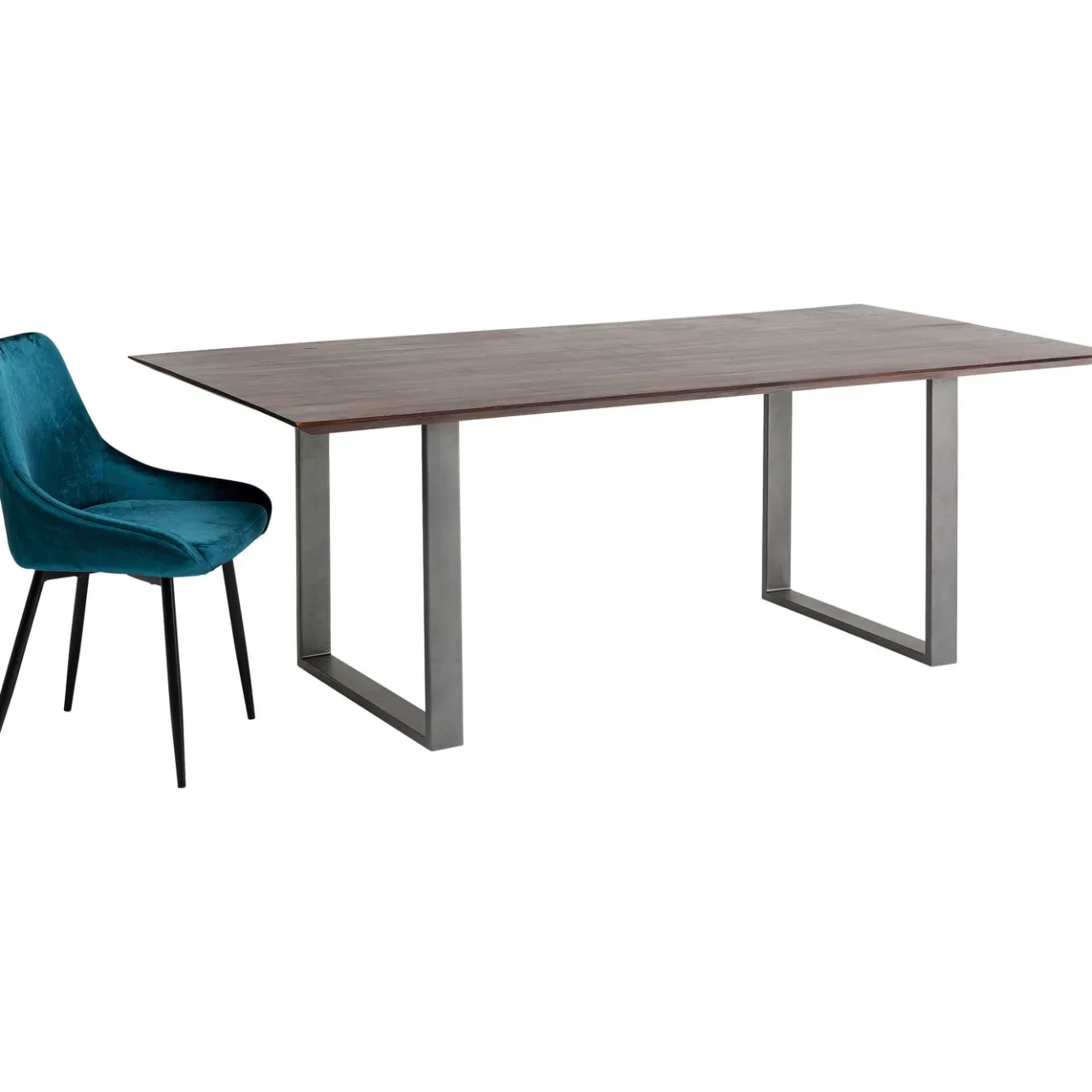 Table Symphony Fonce Acier Brut 160X80*KARE Design Hot