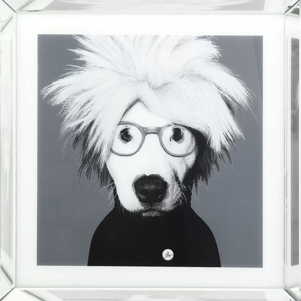 Tableau Frame Mirror Artist Dog 60X60*KARE Design Best Sale