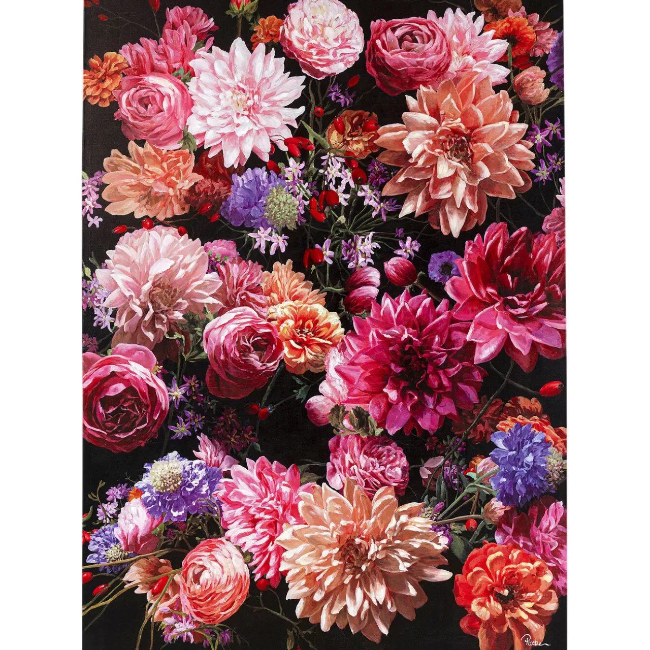 Tableau Touched Flower Bouquet 140X200Cm*KARE Design Best