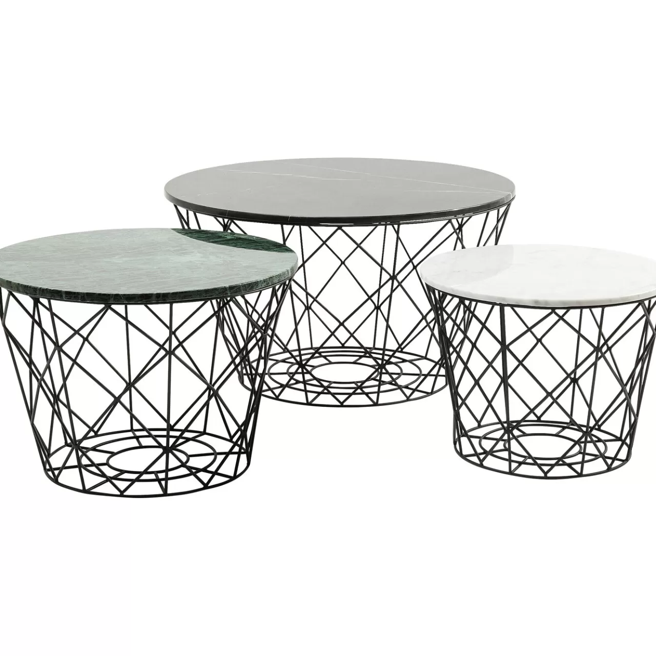 Tables Basses East Coast Rond (Jeu De 3)*KARE Design New