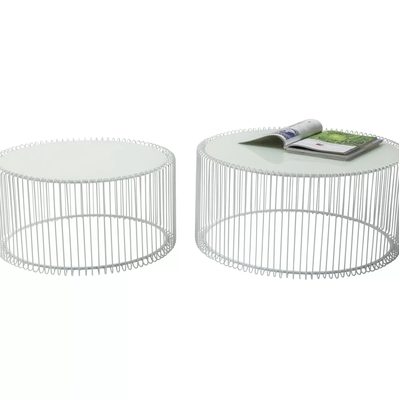 Tables Basses Wire Blanches (Set De 2)*KARE Design Hot