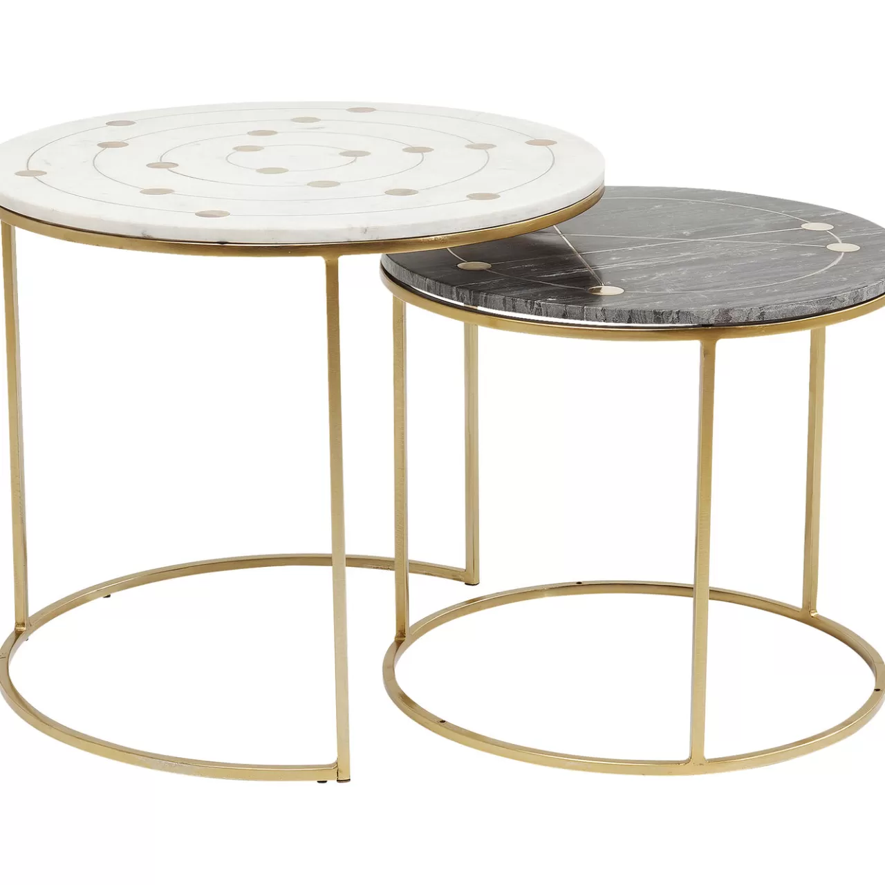 Tables D Appoint Mystic Rond Pm (Jeu De 2)*KARE Design Flash Sale