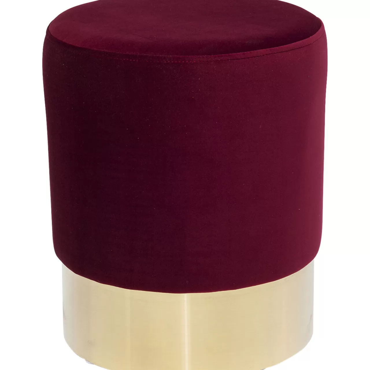 Tabouret Cherry Bordeaux Laiton O35Cm*KARE Design Hot