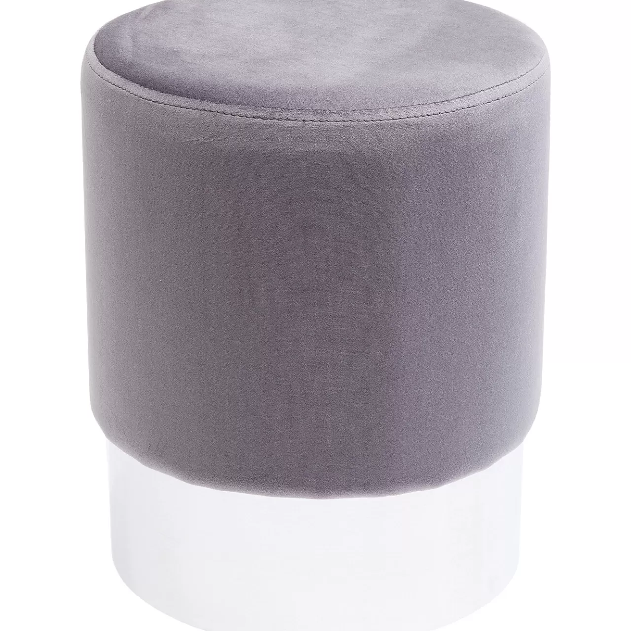 Tabouret Cherry Gris Clair Silver O35Cm*KARE Design Discount