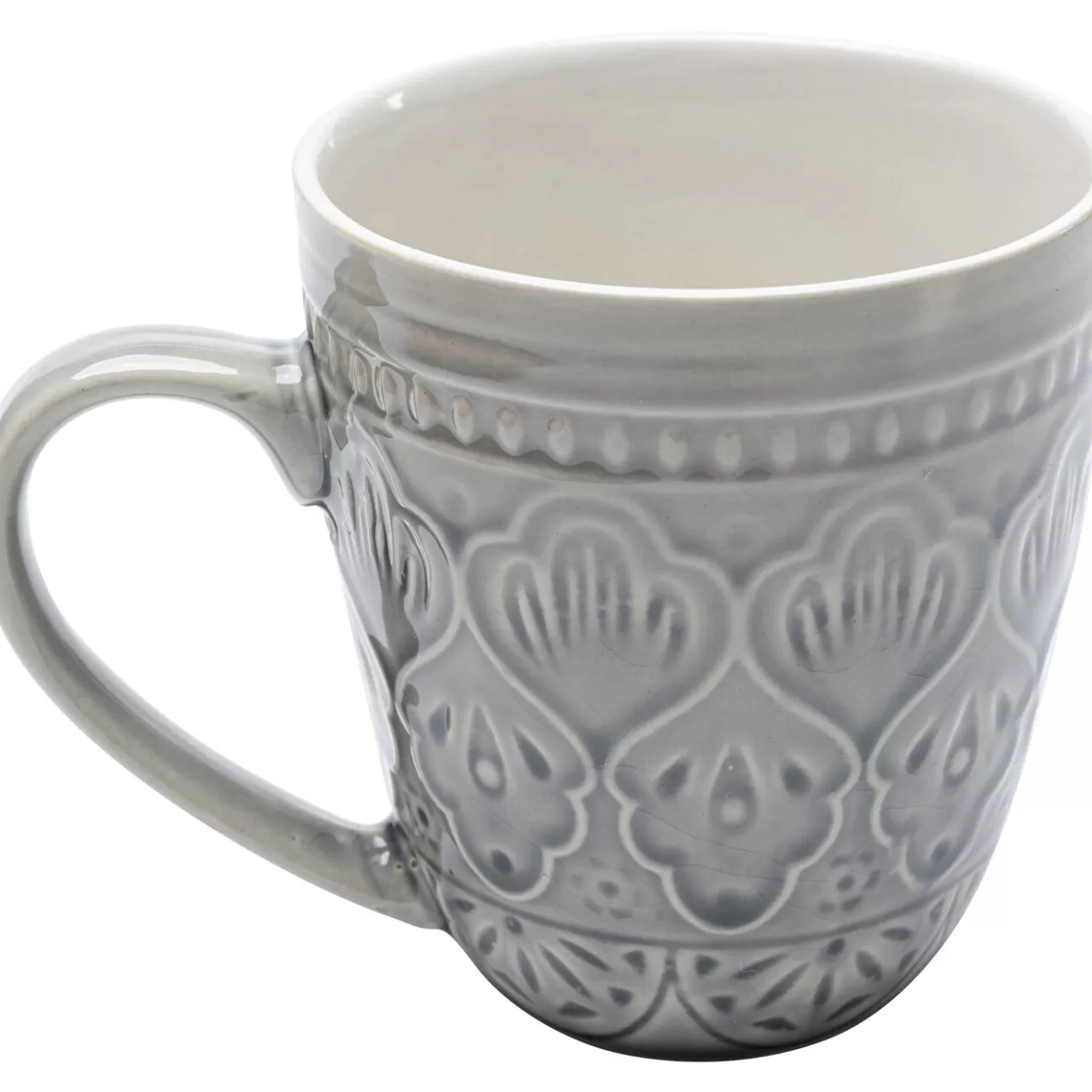 Tasse Sicilia Mandala Gris 10Cm*KARE Design Outlet