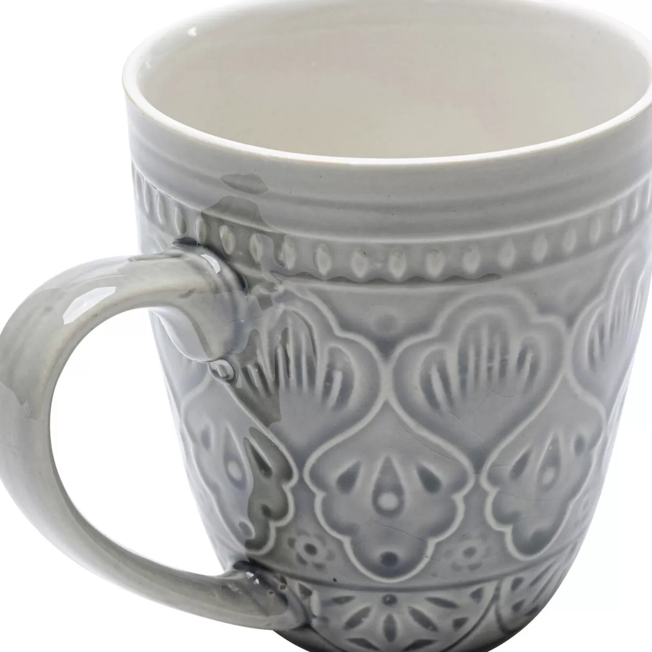 Tasse Sicilia Mandala Gris 10Cm*KARE Design Outlet