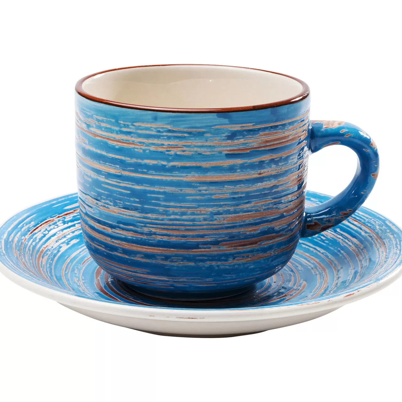 Tasses A Cafe Swirl Bleu (2-Parts)*KARE Design Cheap