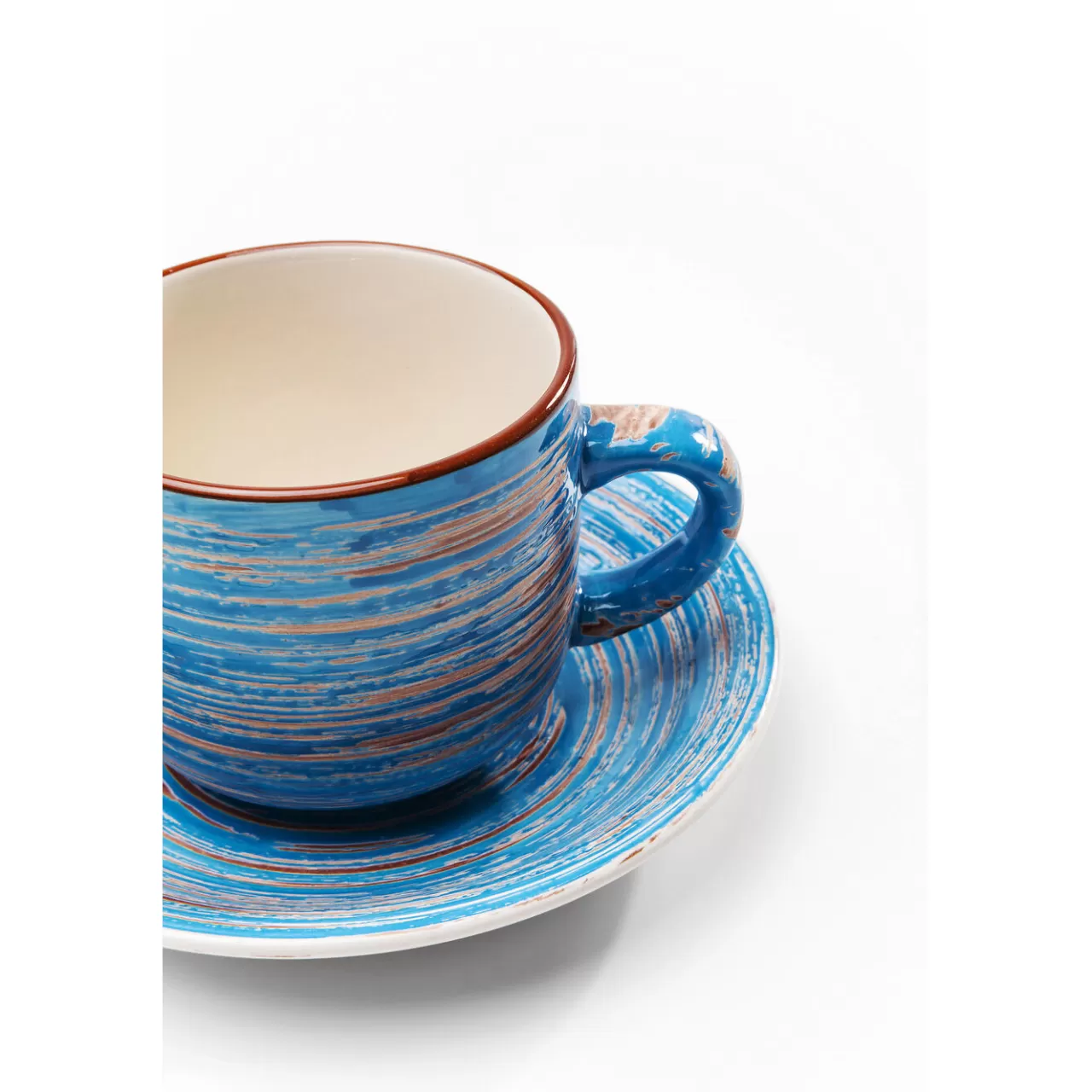 Tasses A Cafe Swirl Bleu (2-Parts)*KARE Design Cheap