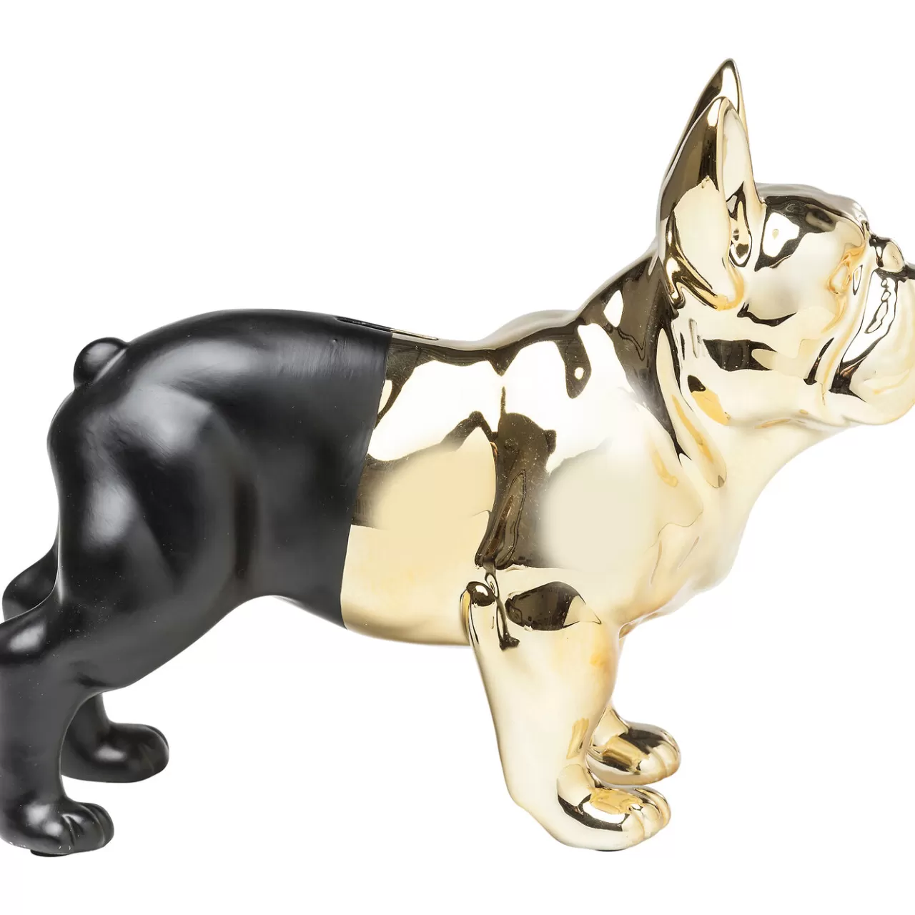 Tirelire Bulldog Dore-Noir*KARE Design Outlet