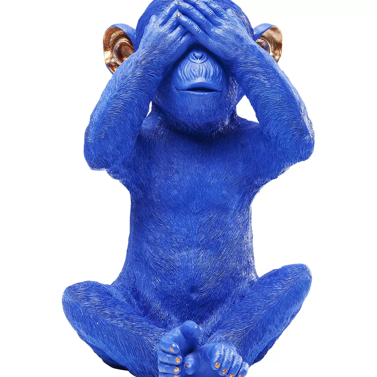 Tirelire Monkey Mizaru Bleu*KARE Design Best