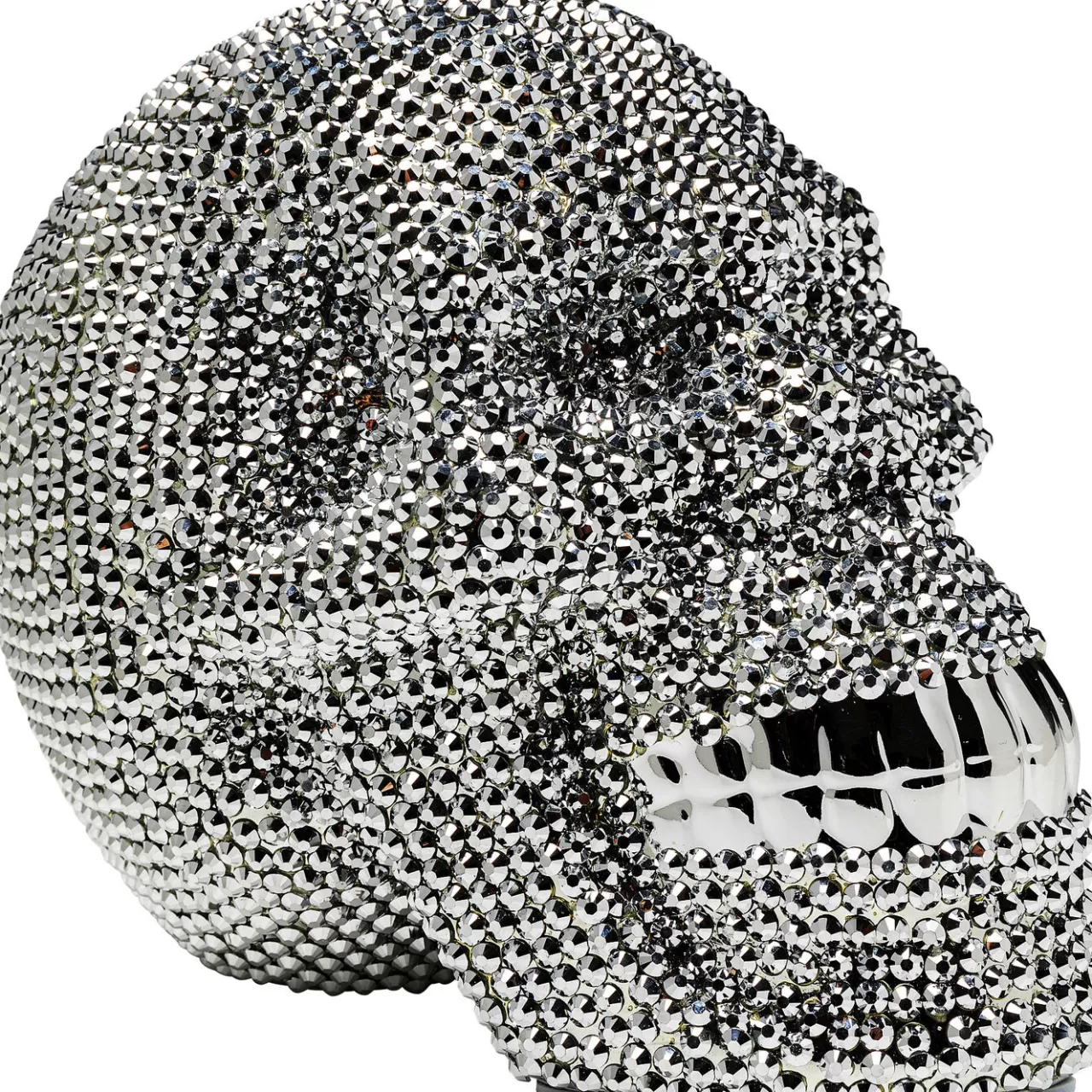 Tirelire Skull Crystal Argentee*KARE Design Store