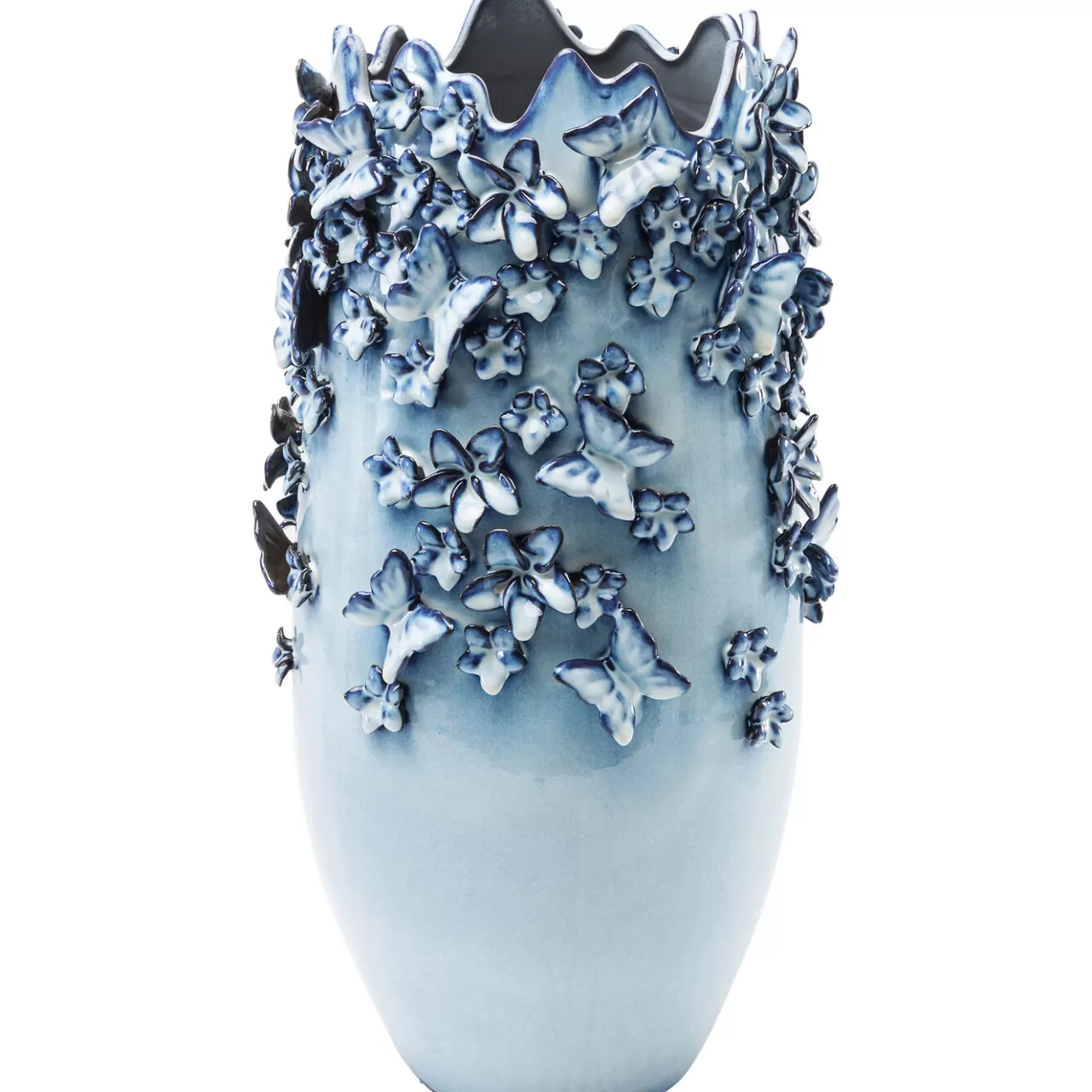 Vase Butterflies Bleu Clair 50Cm*KARE Design Sale