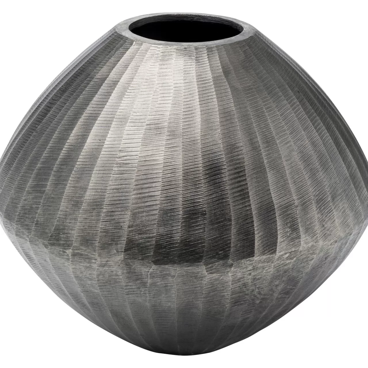 Vase Décoratif Sacramento Carving Argente 30Cm*KARE Design Outlet