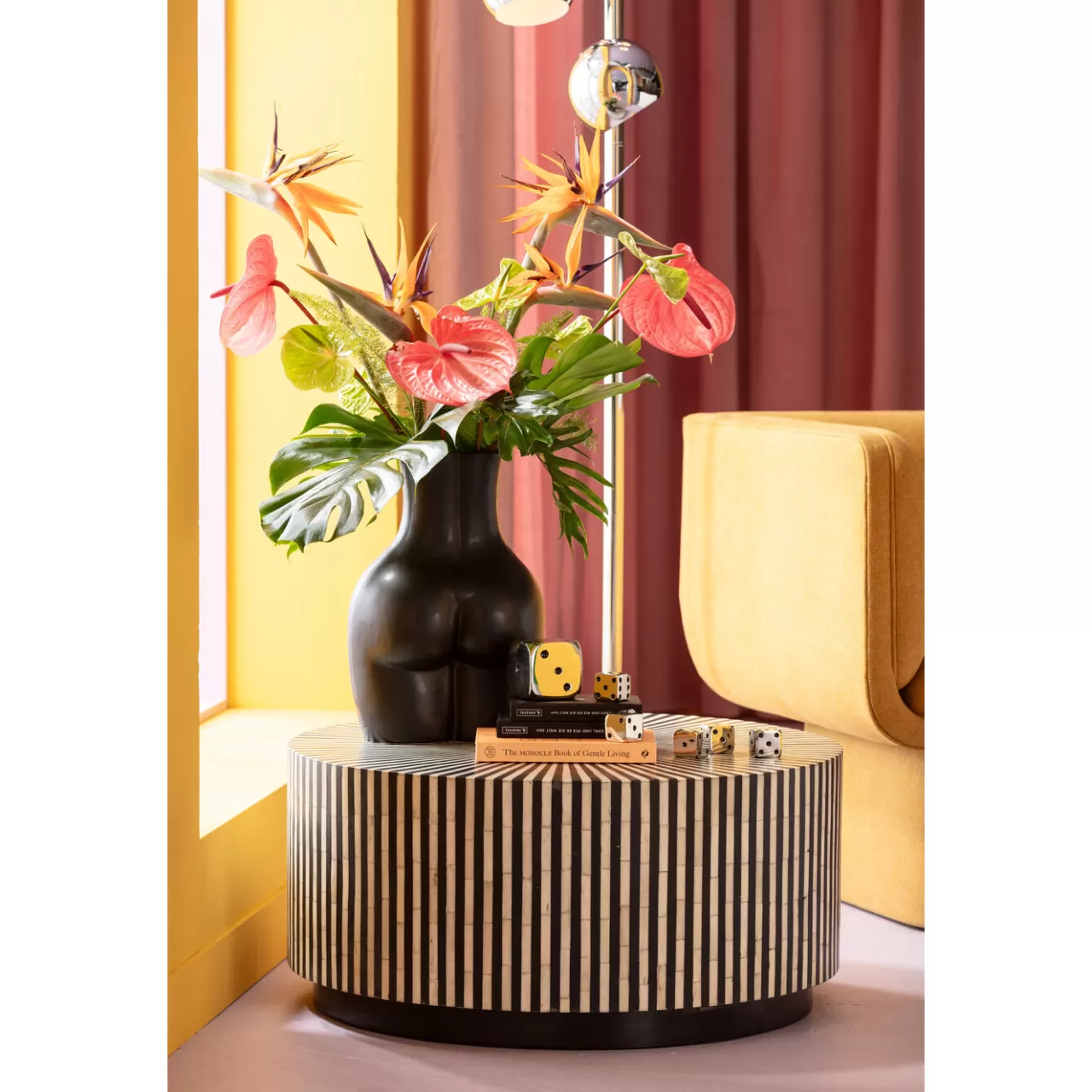 Vase Donna Noir 40Cm*KARE Design Shop