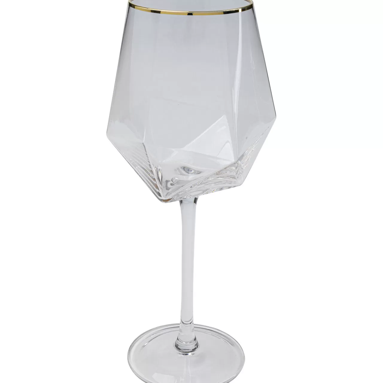 Verre A Vin Diamond Dore Rim*KARE Design Best